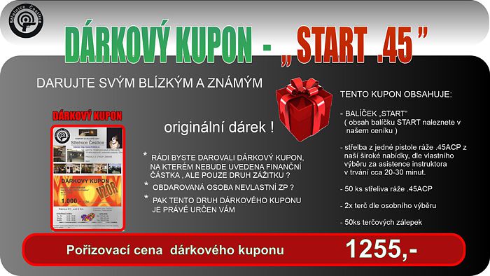 Dárkový kupon START .45