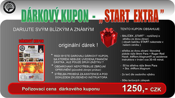Dárkový kupon START EXTRA