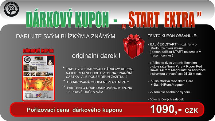 Dárkový kupon START EXTRA