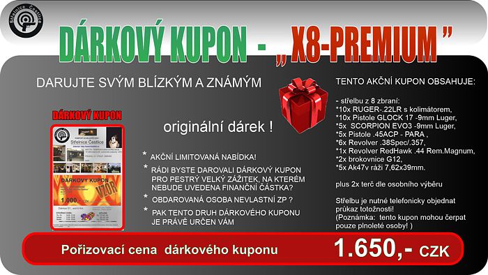 Akční zážitek-X8-PREMIUM